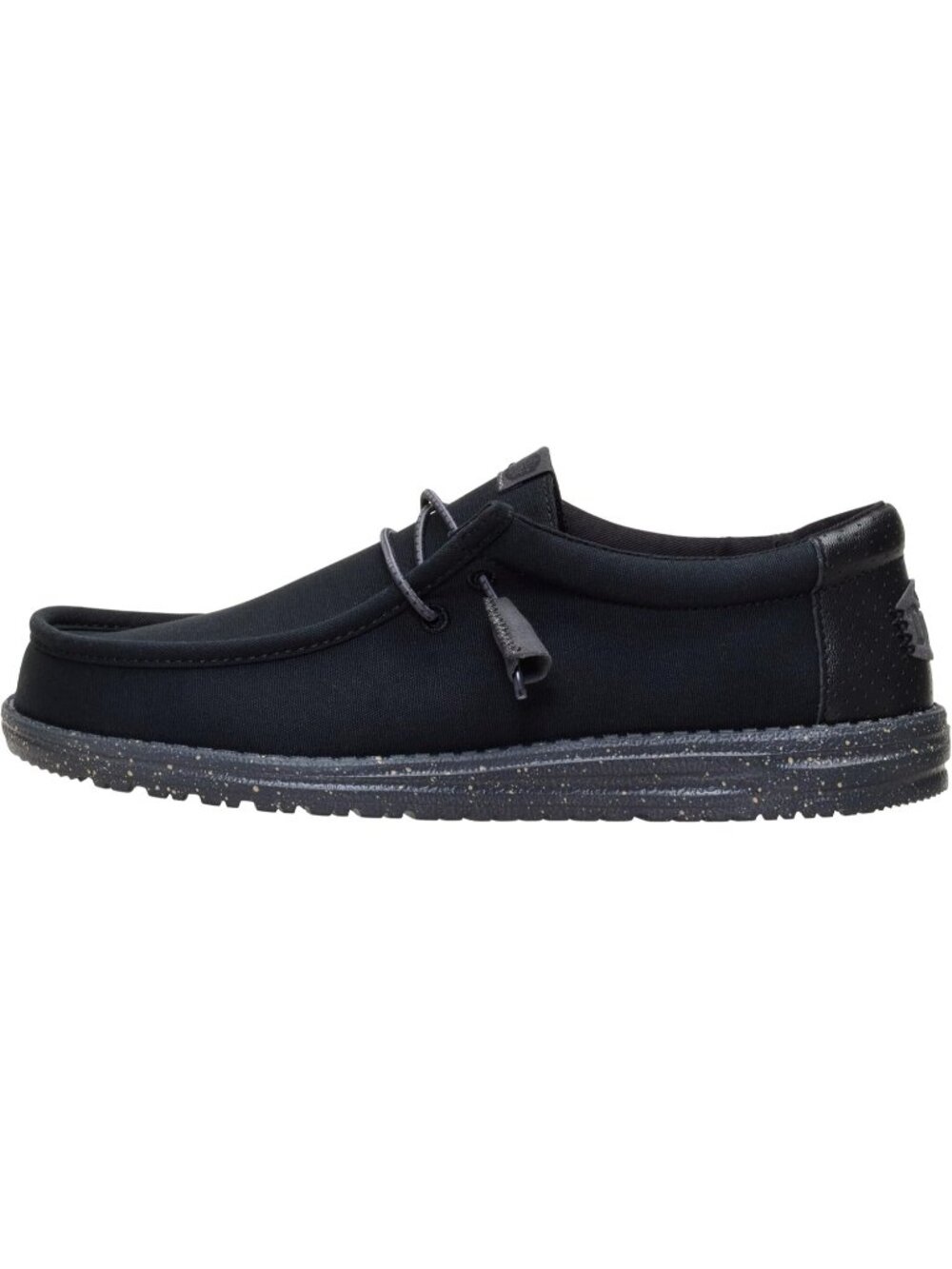 Heydude Men's Hex Black Round Toe Breathable Flexible Casual Slip On Loafers